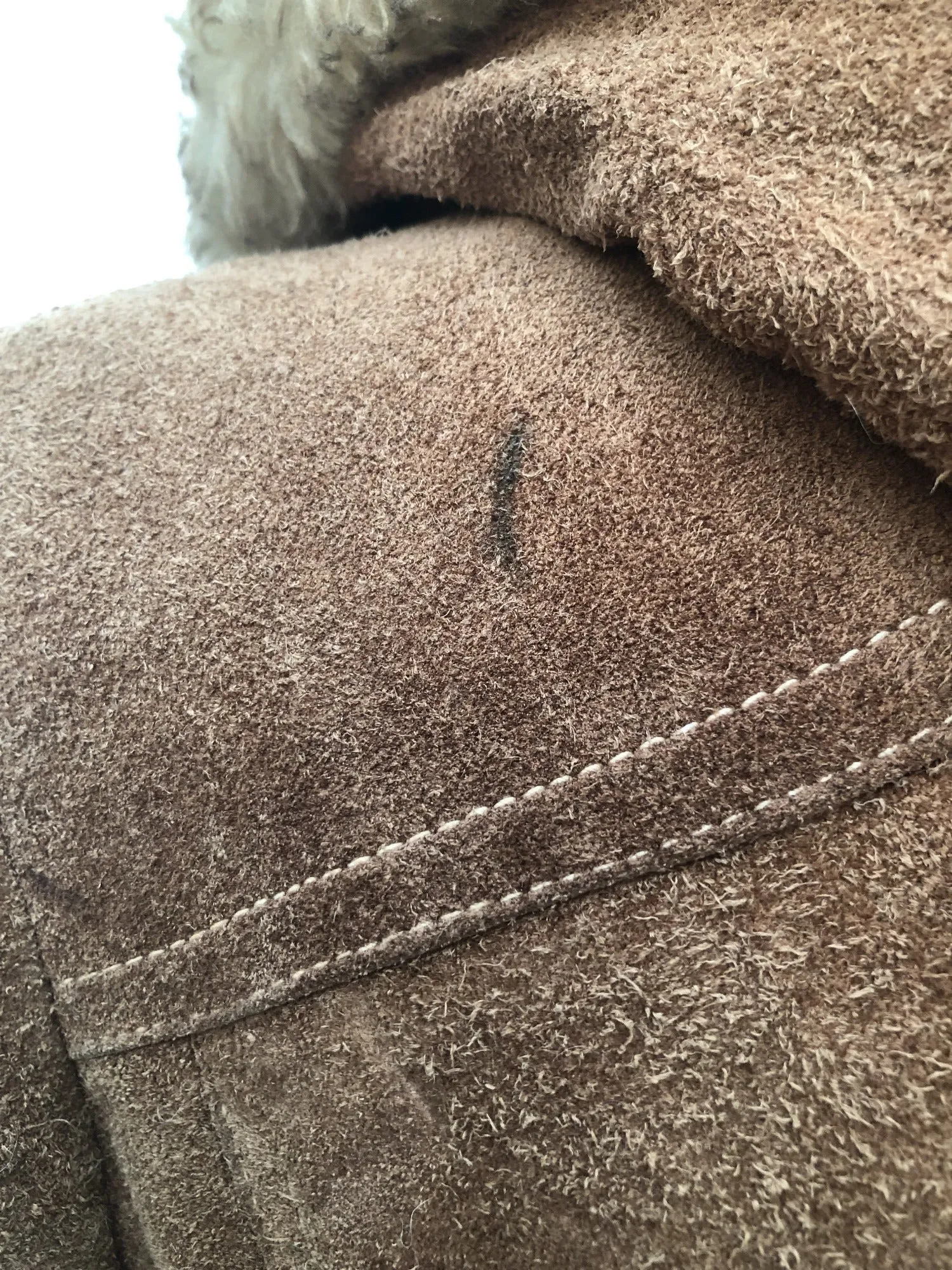 1960s Shearling Suede Coat by Lady E - Size 8