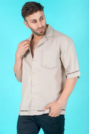 Alexander Men's Linen Drop Shoulder Shirt