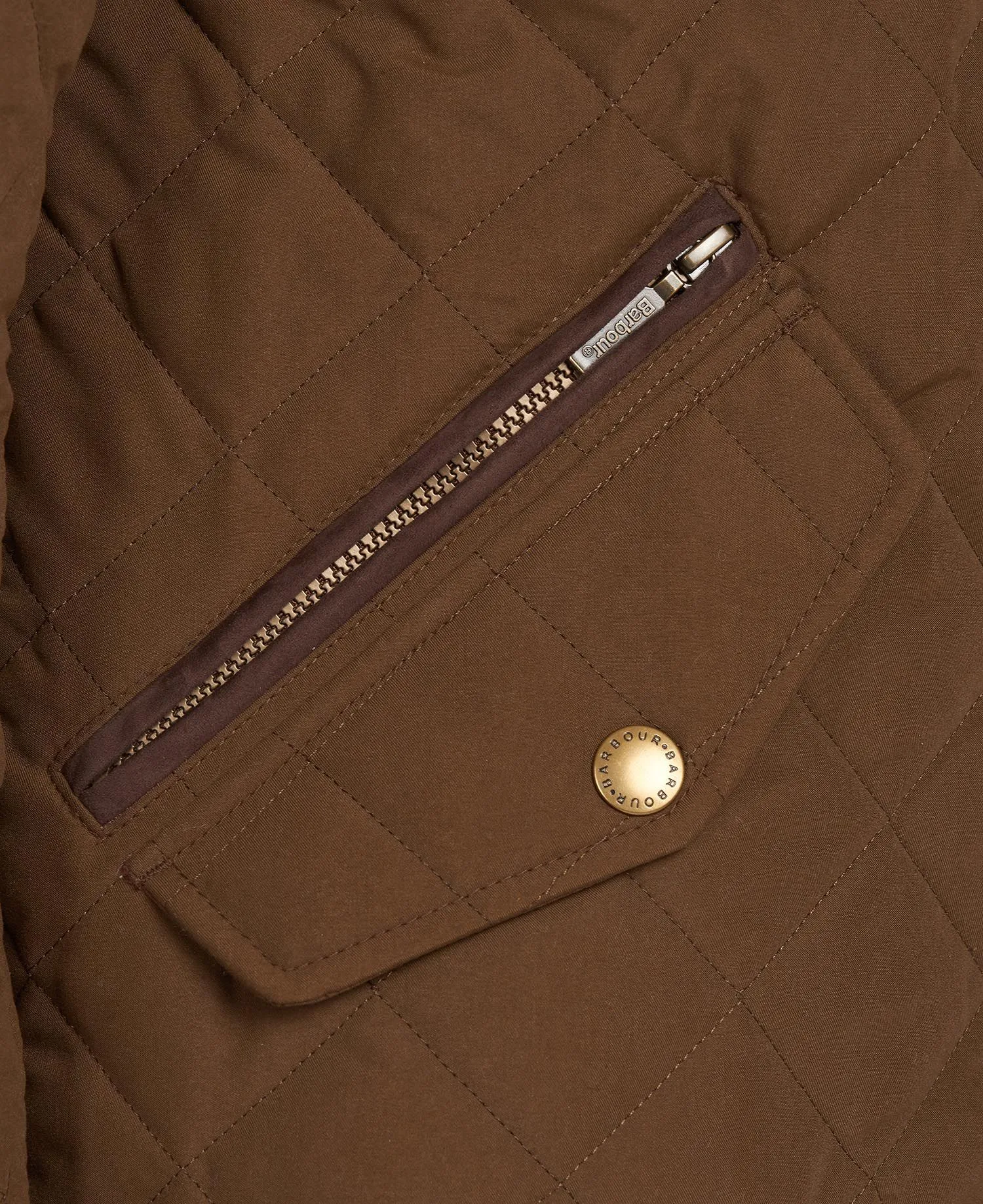 Barbour Shoveler Quilted Jacket - Dark Sand