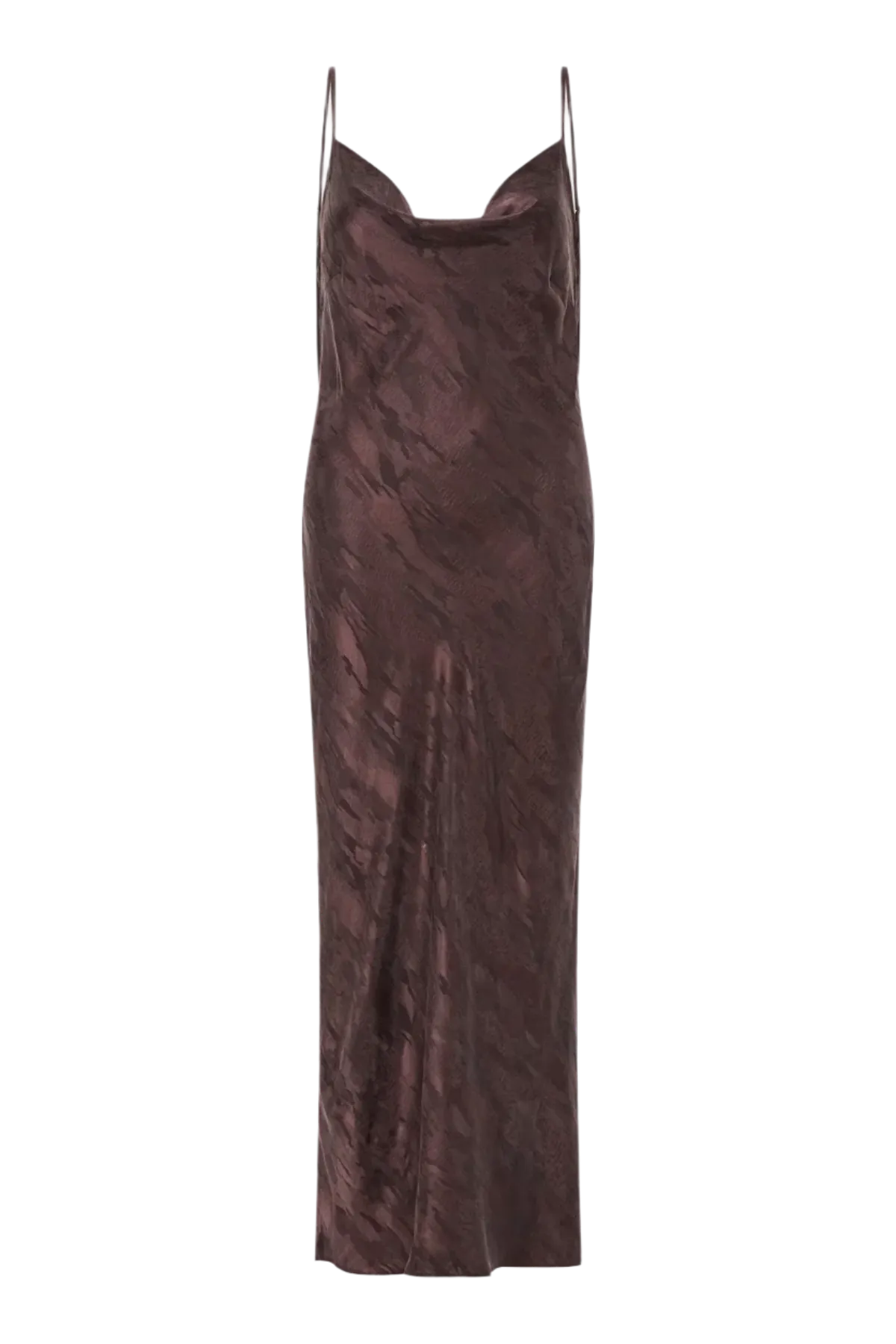 Bias Slip Dress - Chocolate Plum