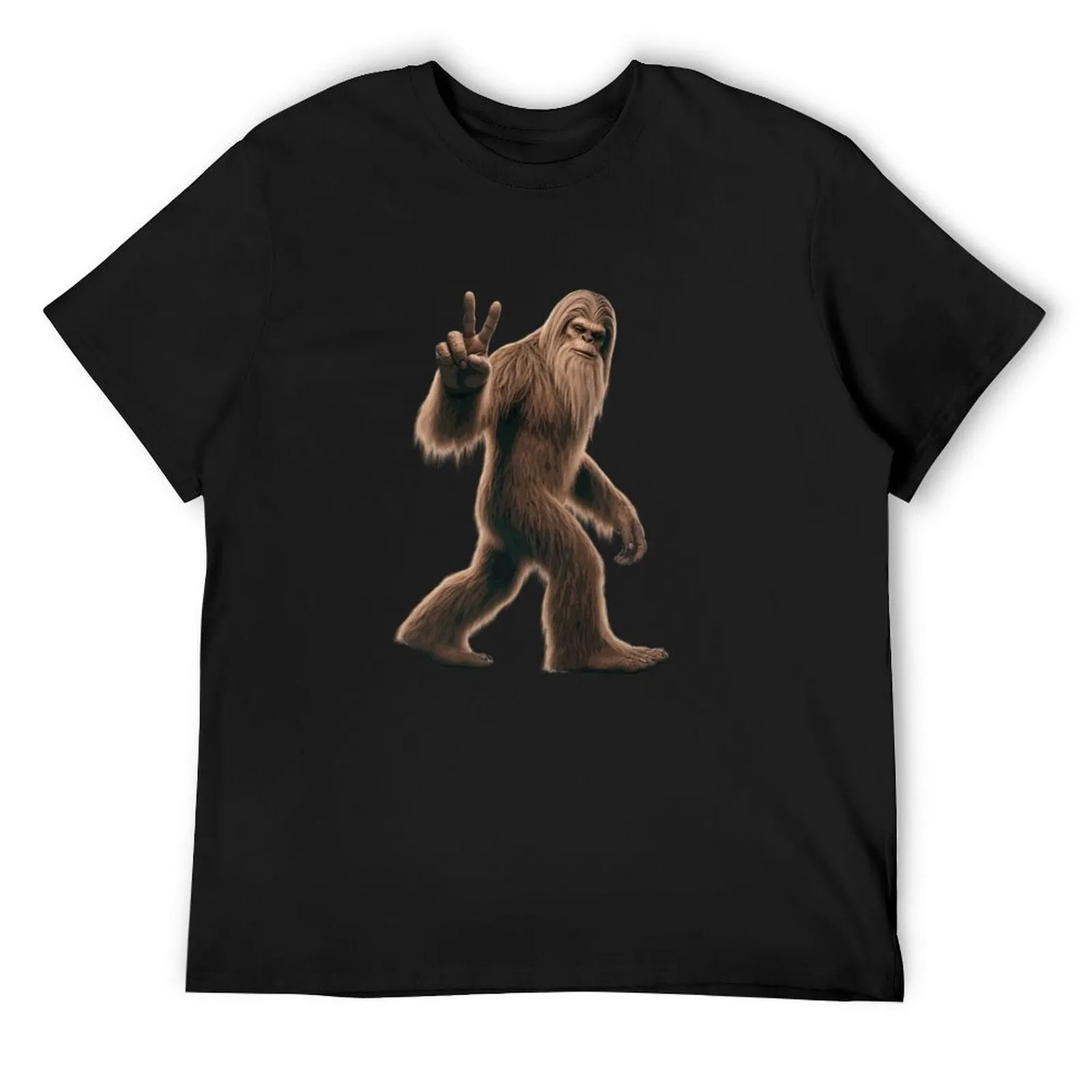 Bigfoot, Sasquatch, Short Sleeve Cotton T-shirt