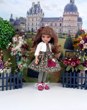 Blooming Garden - dress with sweater & boots for Ruby Red Fashion Friends doll