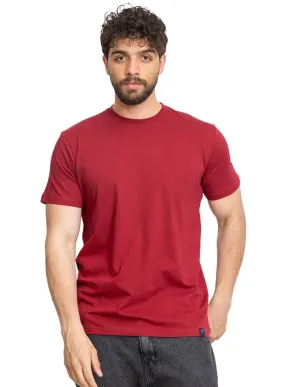 Brick Red Regular Round T-shirt