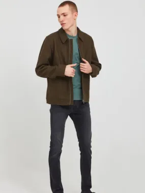 CASUAl FRIDAY Olive Full Zip Jacket