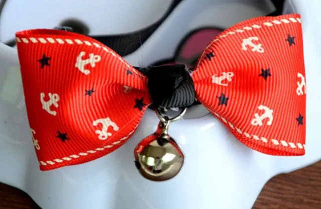 Cat Collar Cute Bow Tie