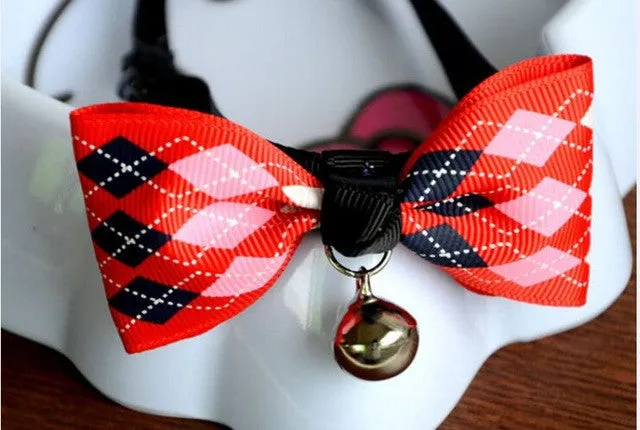Cat Collar Cute Bow Tie