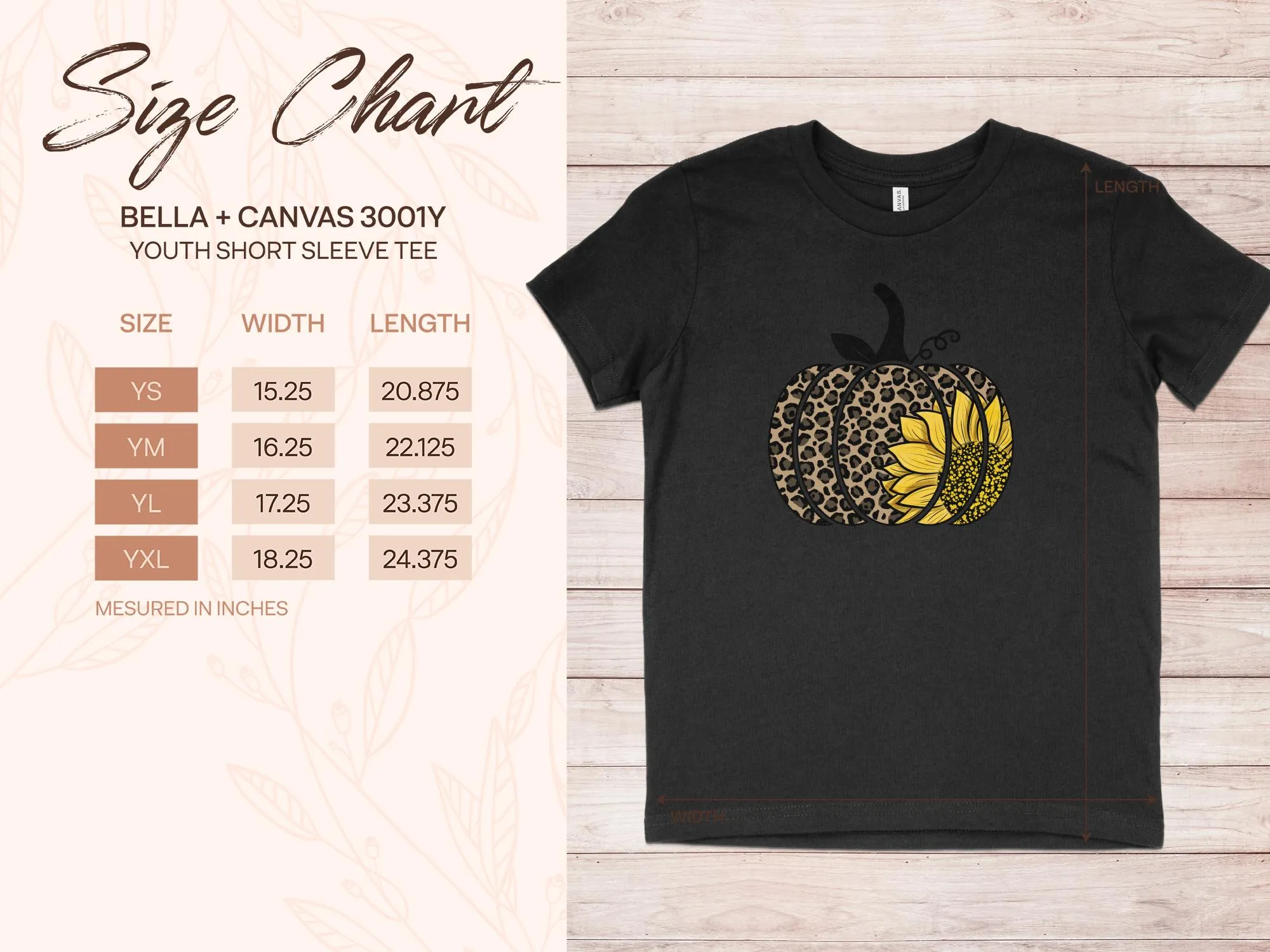 Cheetah Sunflower Pumpkin Shirt, Tank, Sweatshirt & Matching Family Shirts. Perfect for Autumn or Thanksgiving Gift