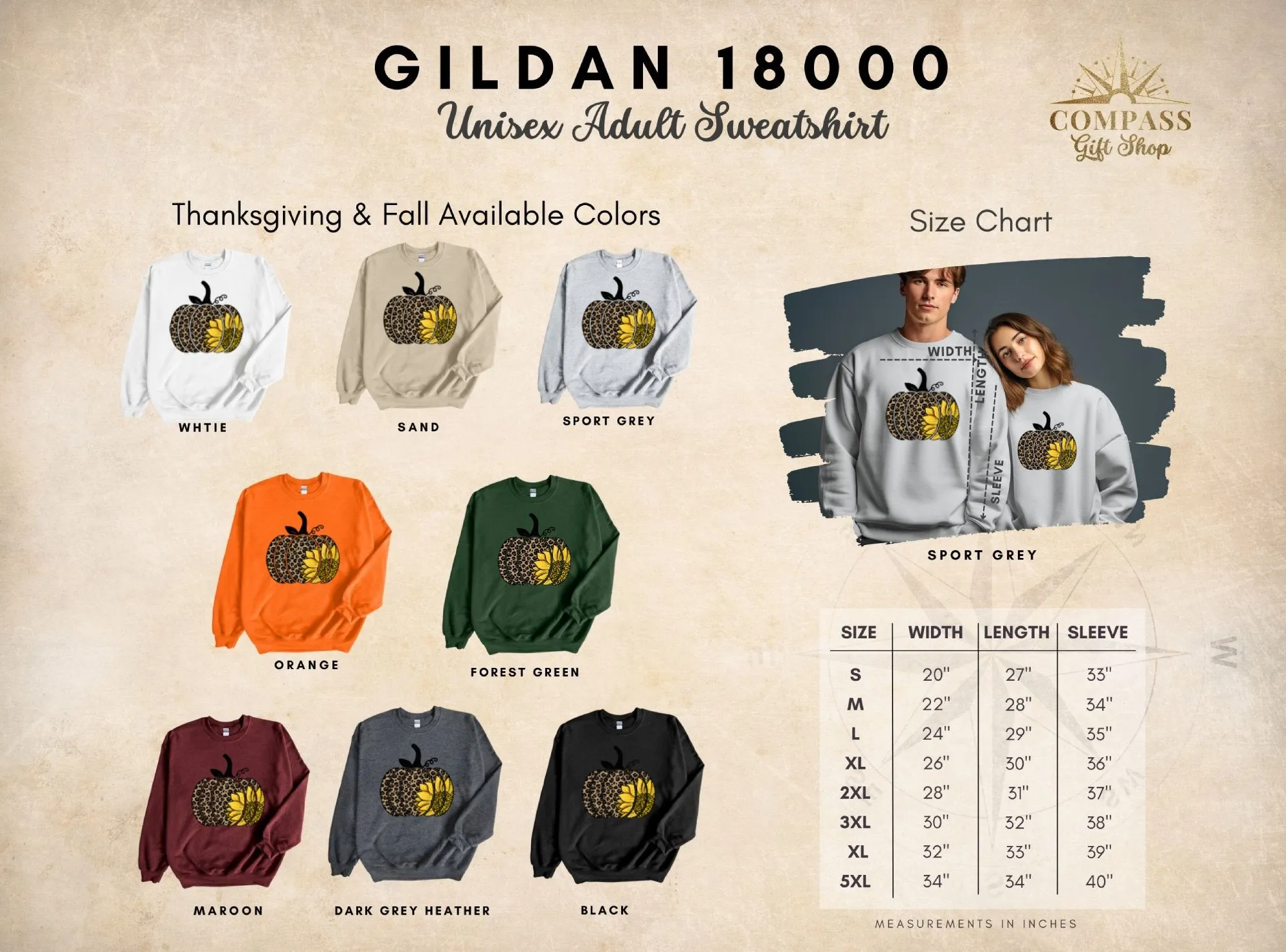 Cheetah Sunflower Pumpkin Shirt, Tank, Sweatshirt & Matching Family Shirts. Perfect for Autumn or Thanksgiving Gift