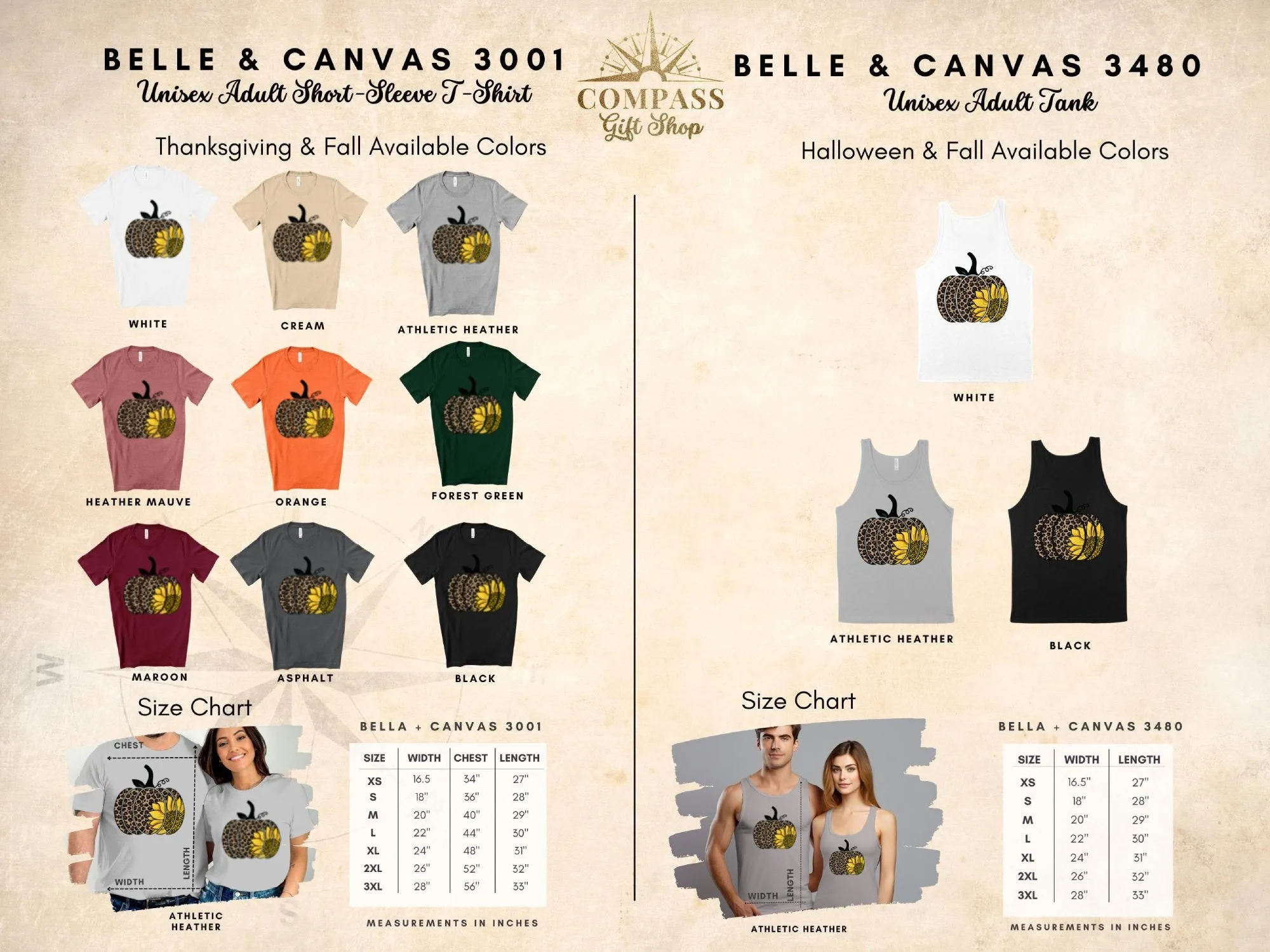 Cheetah Sunflower Pumpkin Shirt, Tank, Sweatshirt & Matching Family Shirts. Perfect for Autumn or Thanksgiving Gift