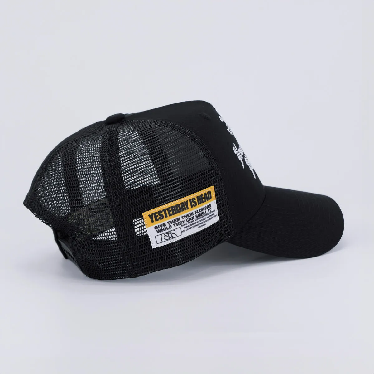 Classic Black Trucker Forgive Yourself For Yesterday