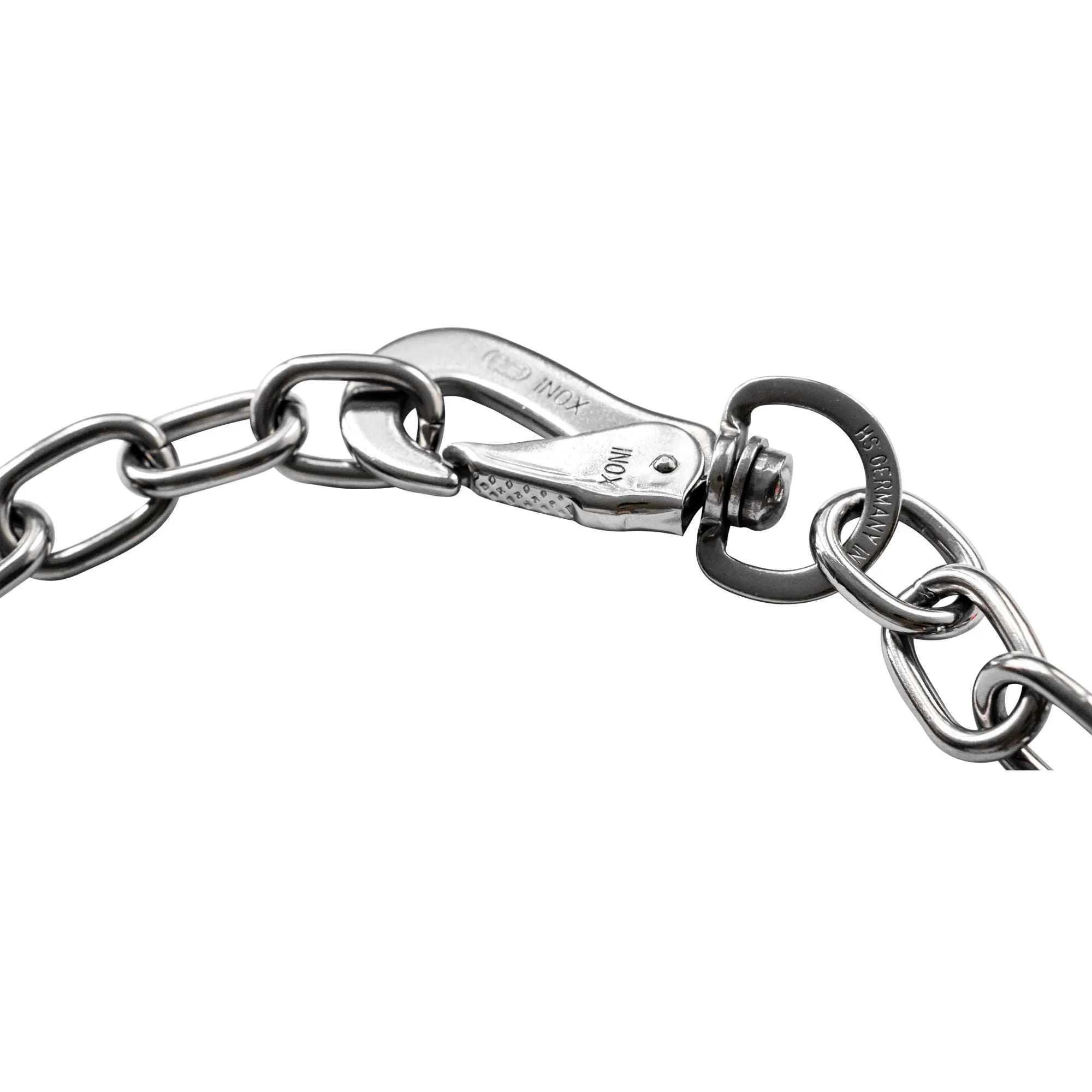 Collar, adjustable – with SPRENGER hook – Stainless steel, 3.0 mm