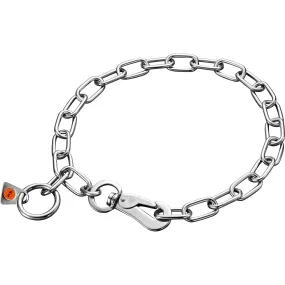 Collar, adjustable – with SPRENGER hook – Stainless steel, 3.0 mm