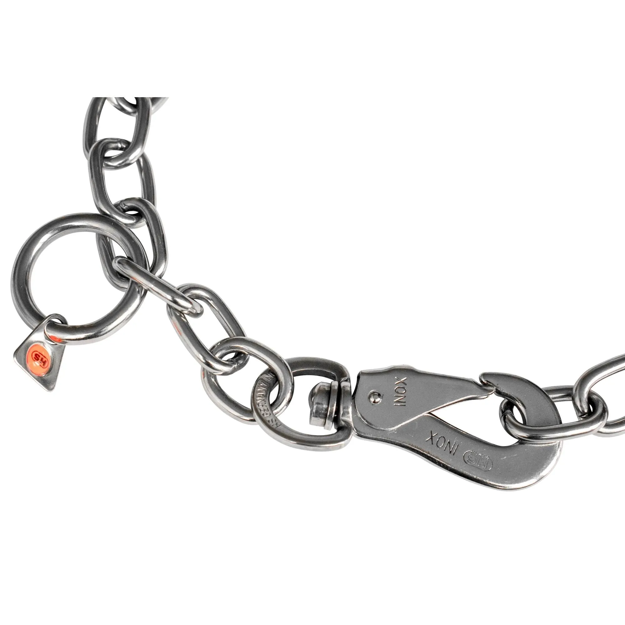 Collar, adjustable – with SPRENGER hook – Stainless steel, 3.0 mm