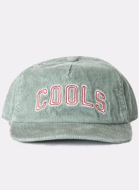 College Cap Teal Corduroy