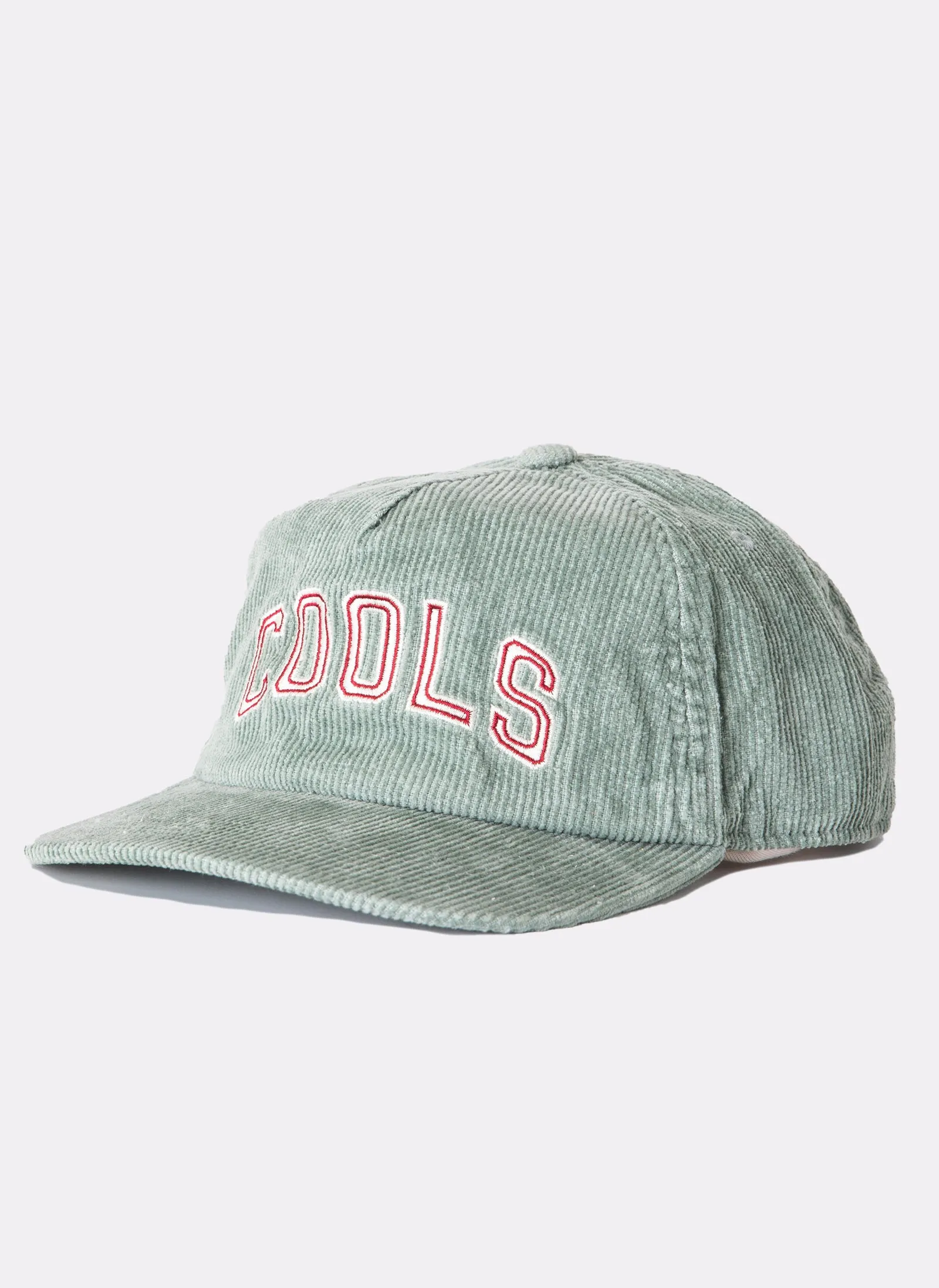College Cap Teal Corduroy