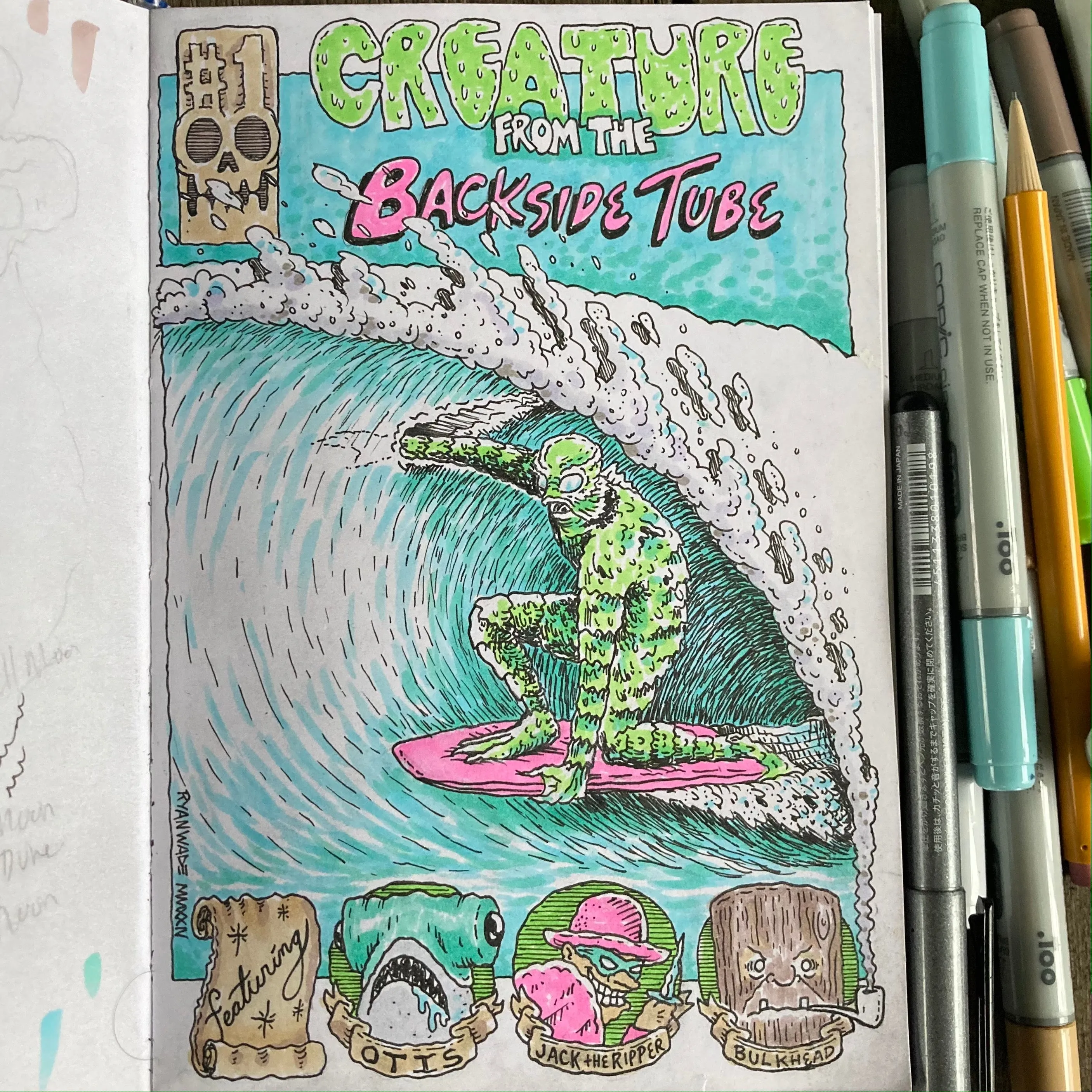 Creature From the Backside Tube shirt