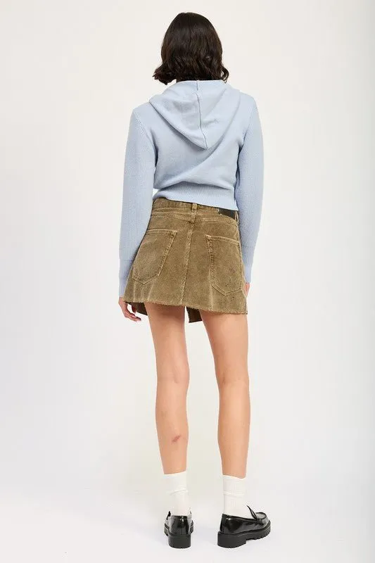 Cropped Sweater Cardigan