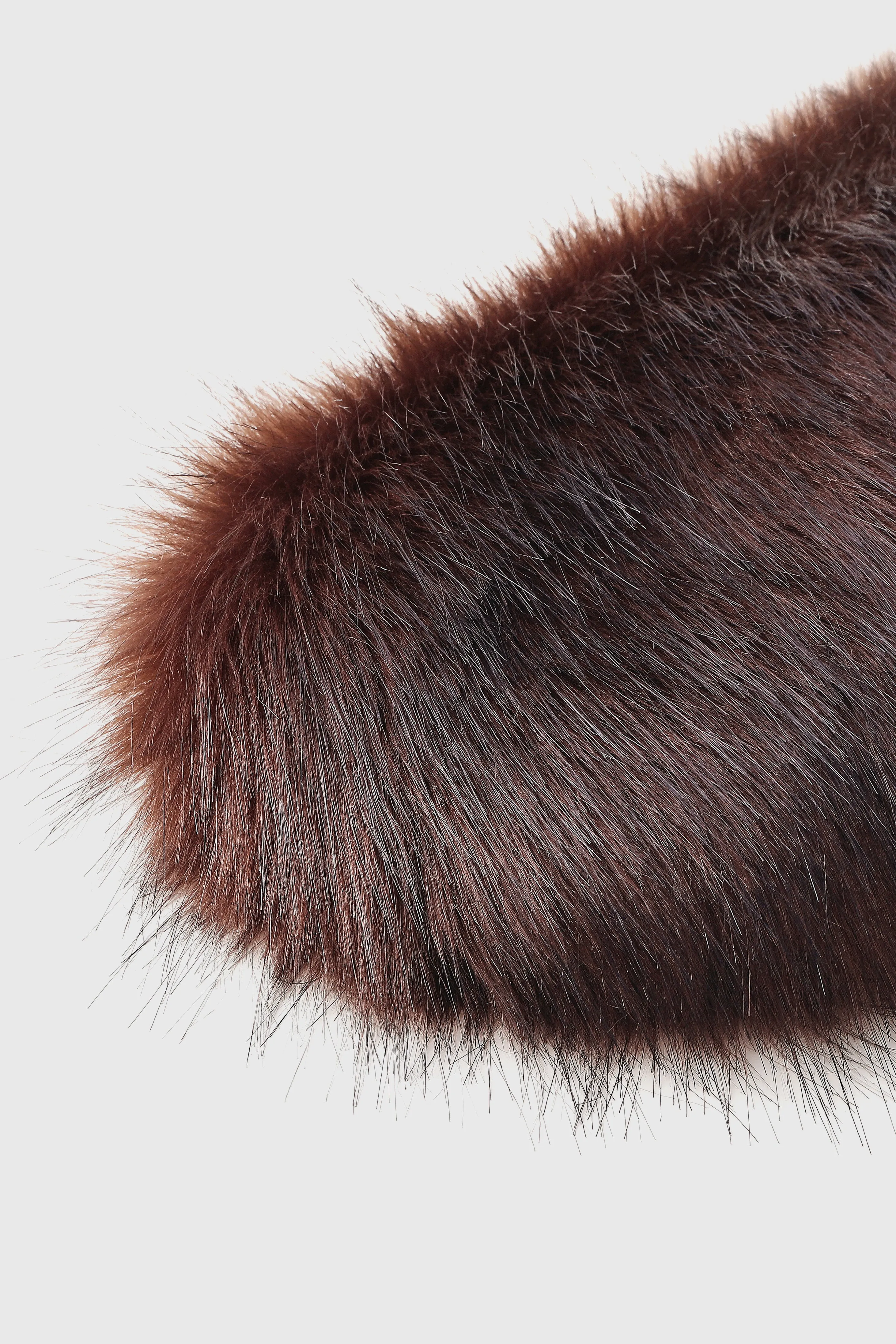 Elegant Faux Fur Shoulder Collar Scarf