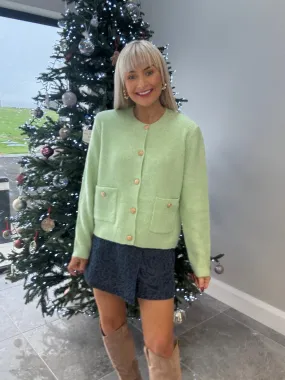 Emma Cardigan Mint Green