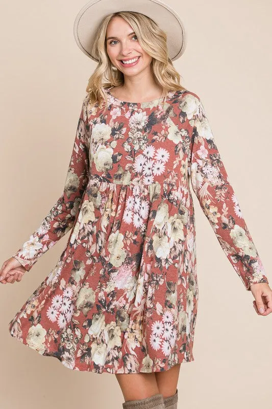 Floral Babydoll Dress