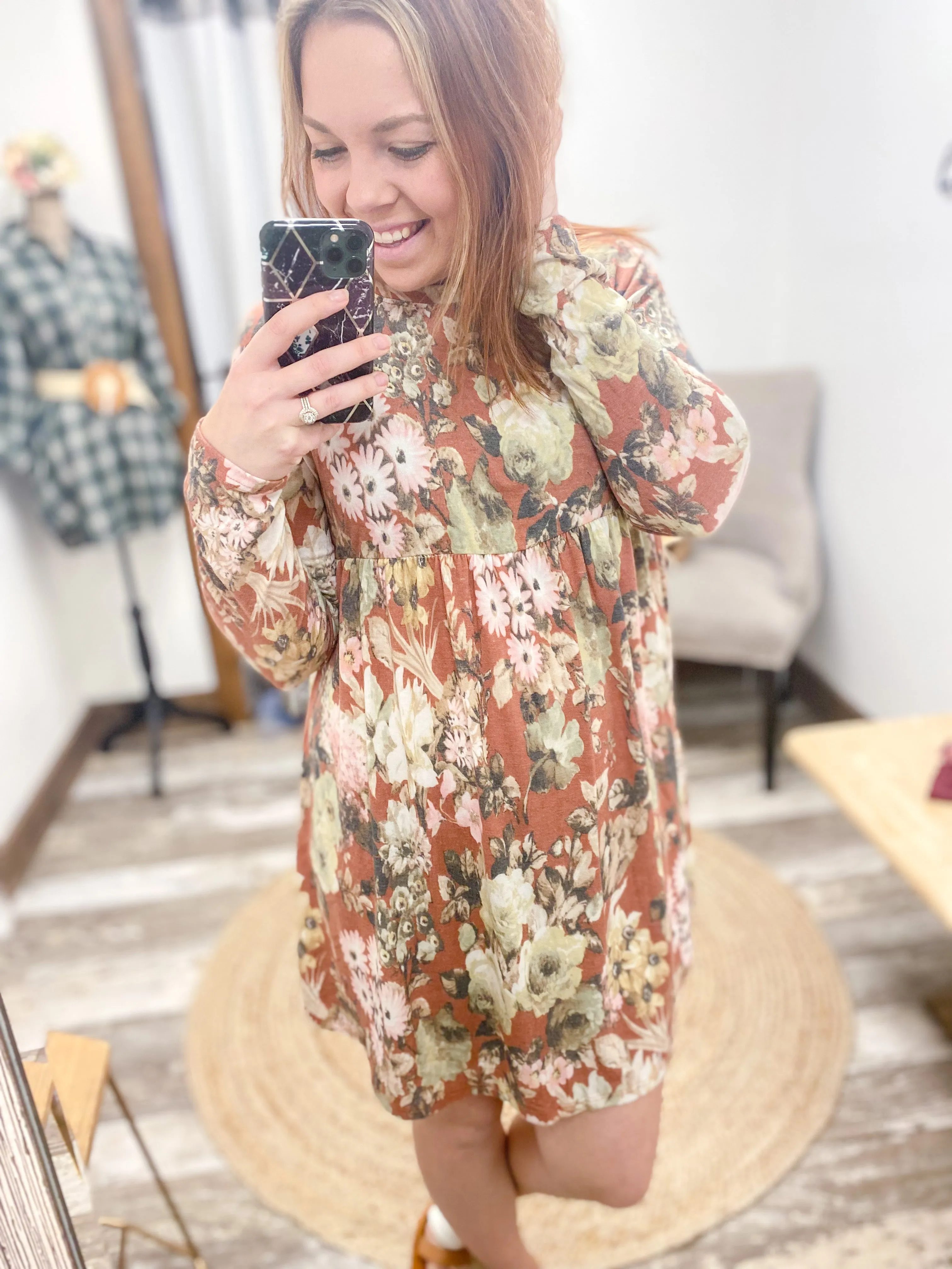 Floral Babydoll Dress
