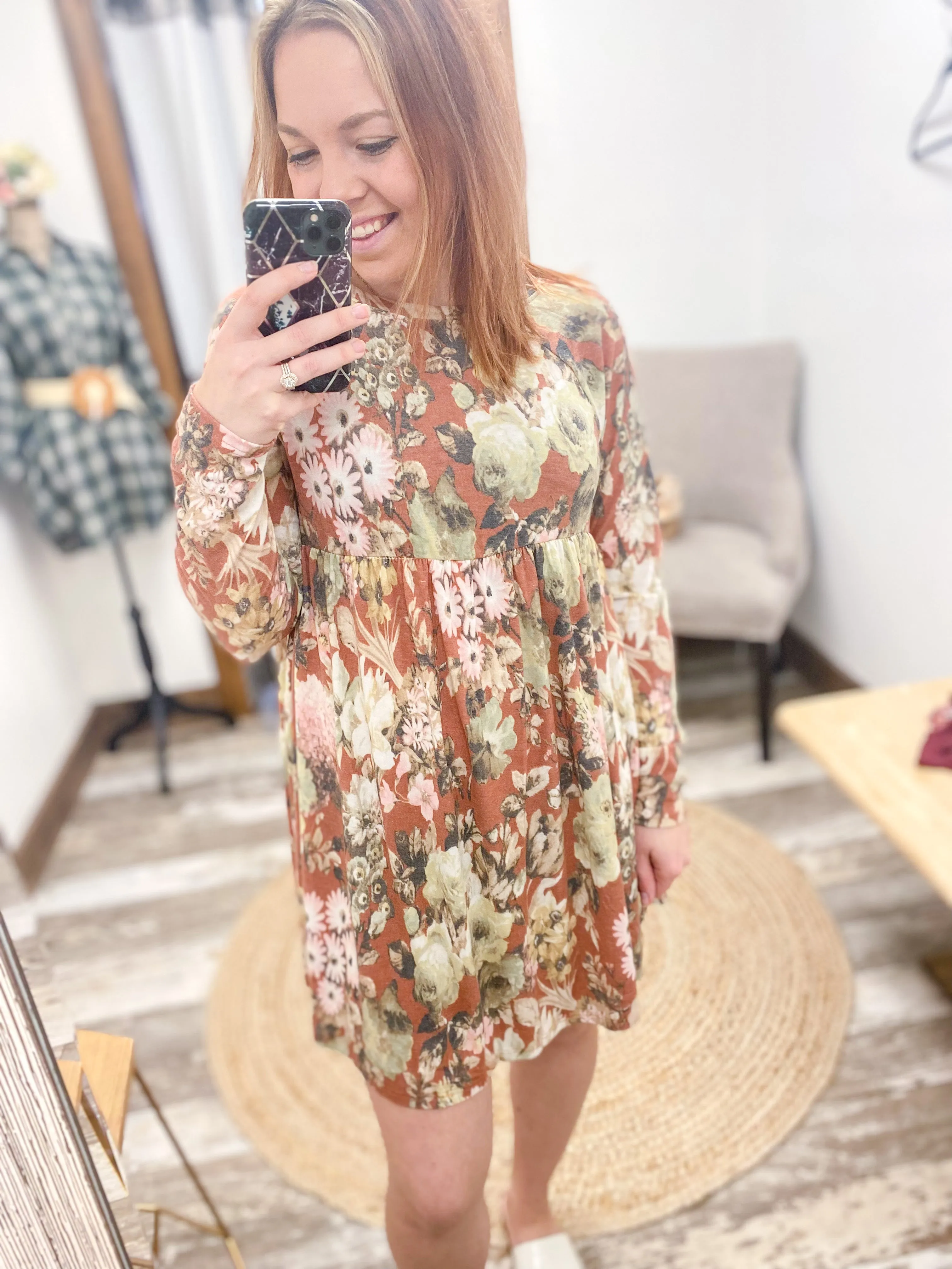 Floral Babydoll Dress