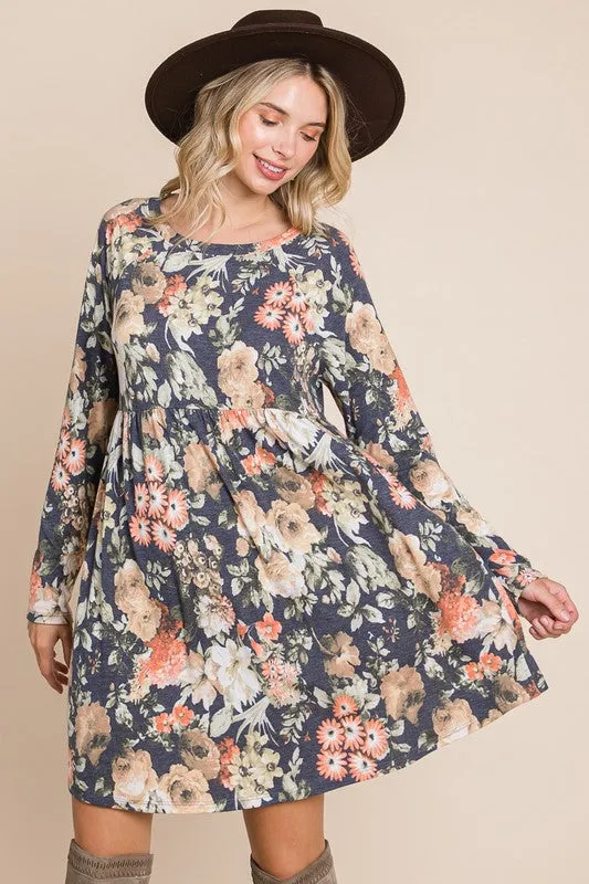 Floral Babydoll Dress