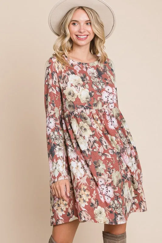 Floral Babydoll Dress