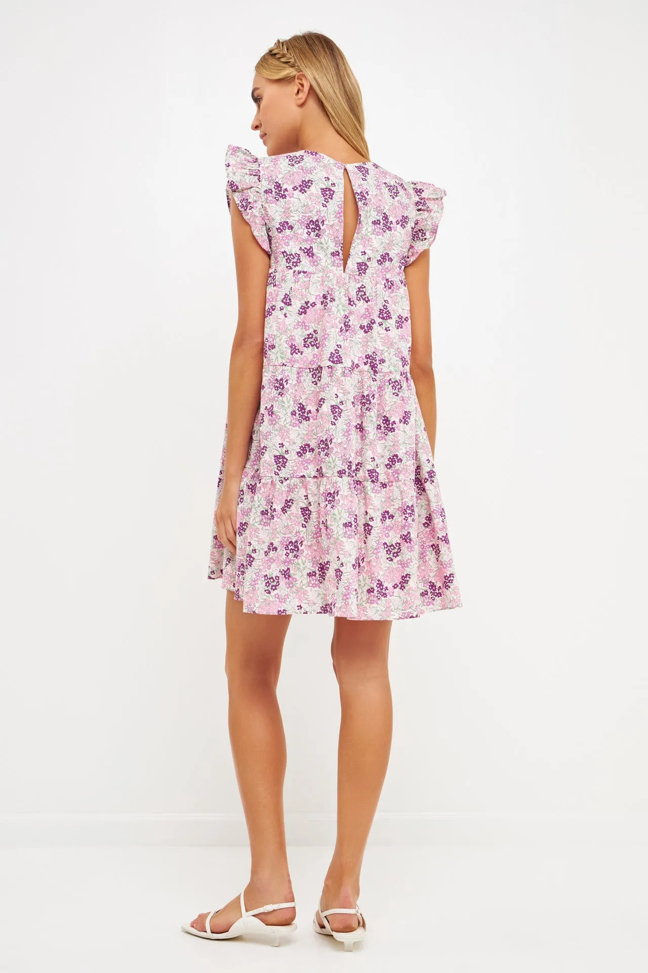 Floral Babydoll Mini Dress