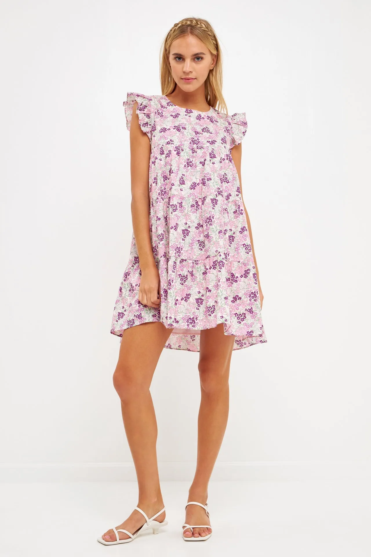 Floral Babydoll Mini Dress