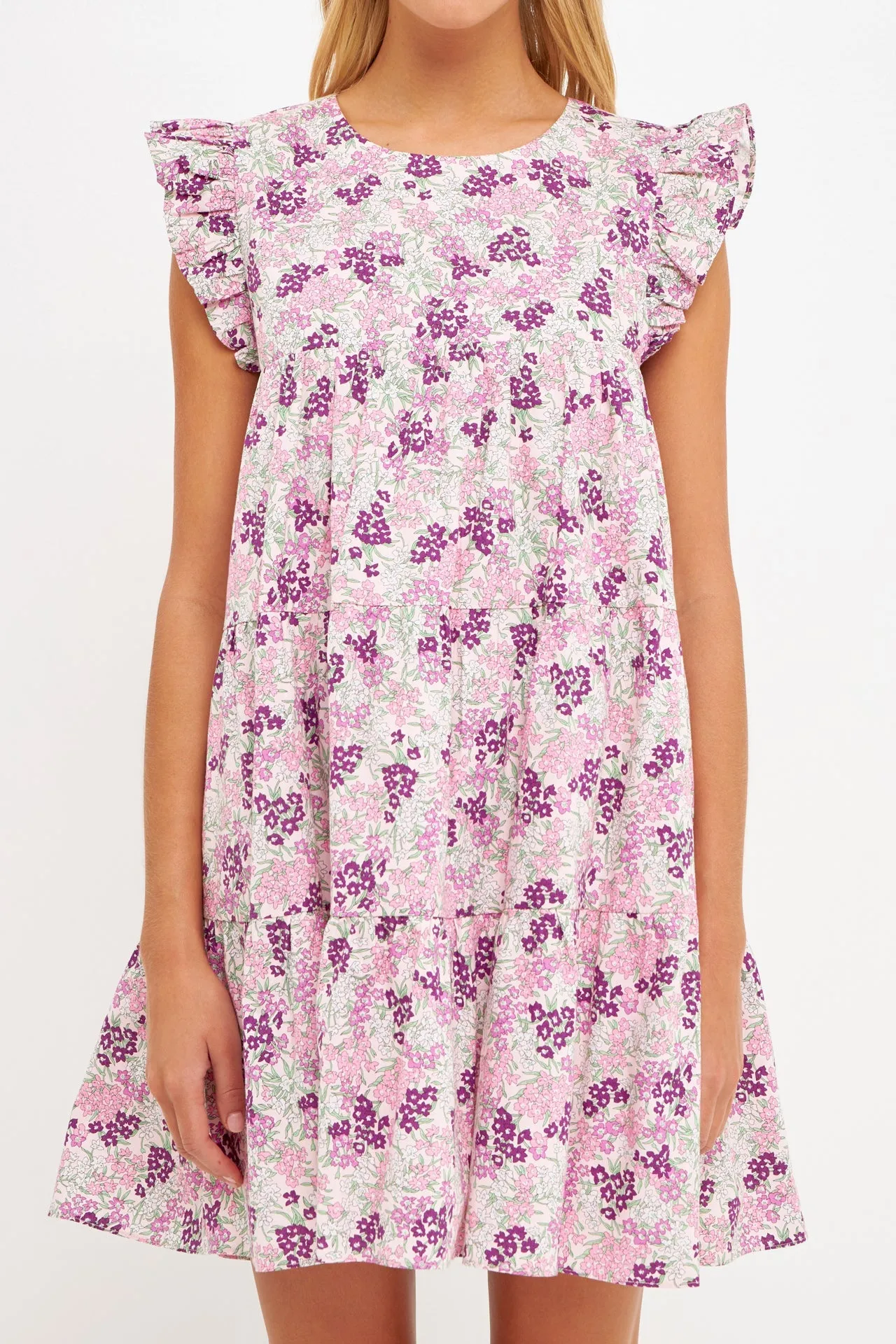 Floral Babydoll Mini Dress