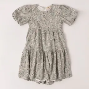 Floral Puff Sleeve Babydoll Dress