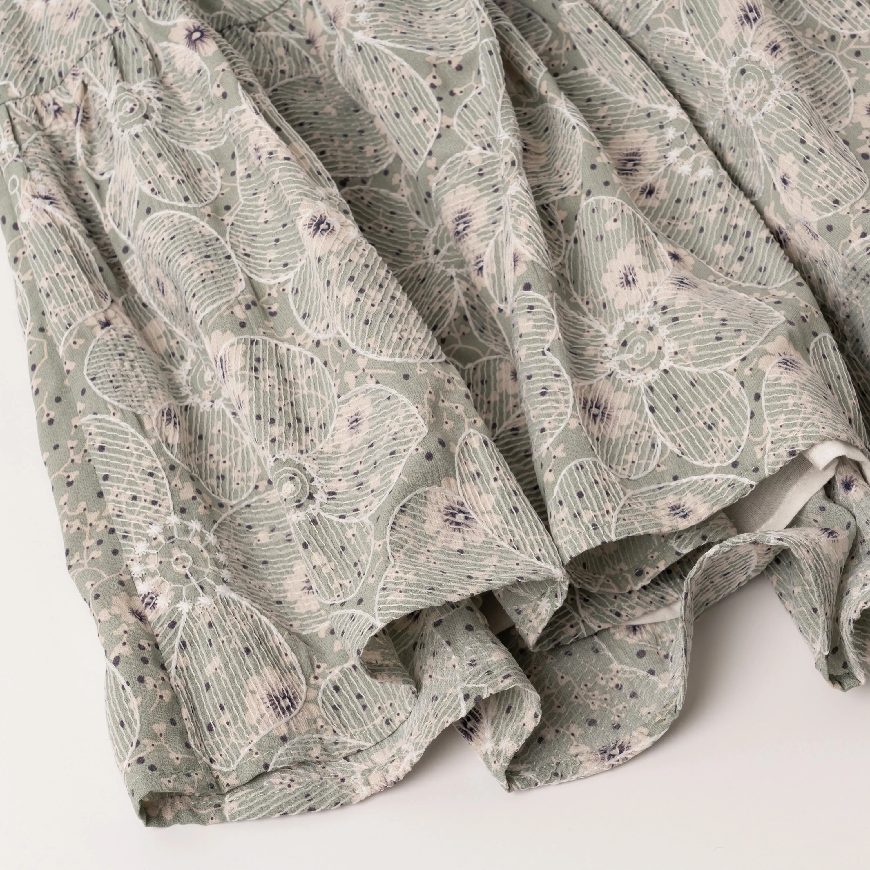 Floral Puff Sleeve Babydoll Dress