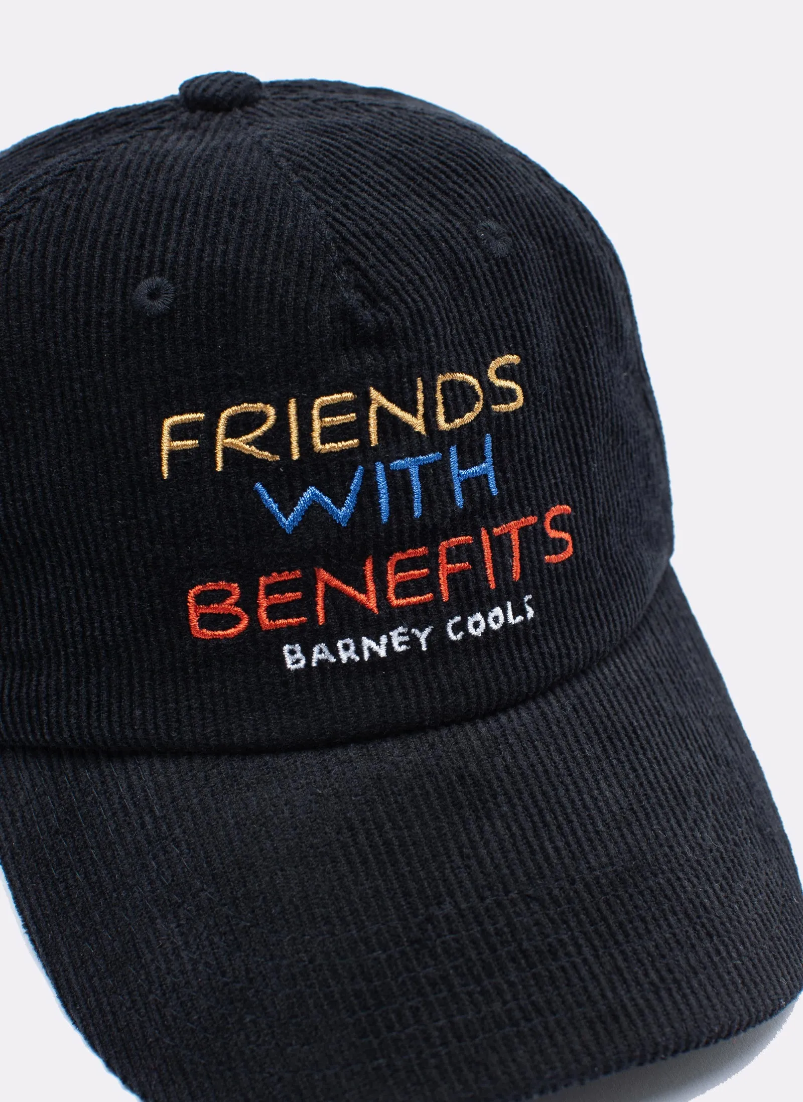 Friends 5-Panel Cap Black Corduroy