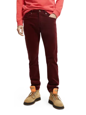 Garment Dyed Ralston Corduroy Pant in Bordeaux