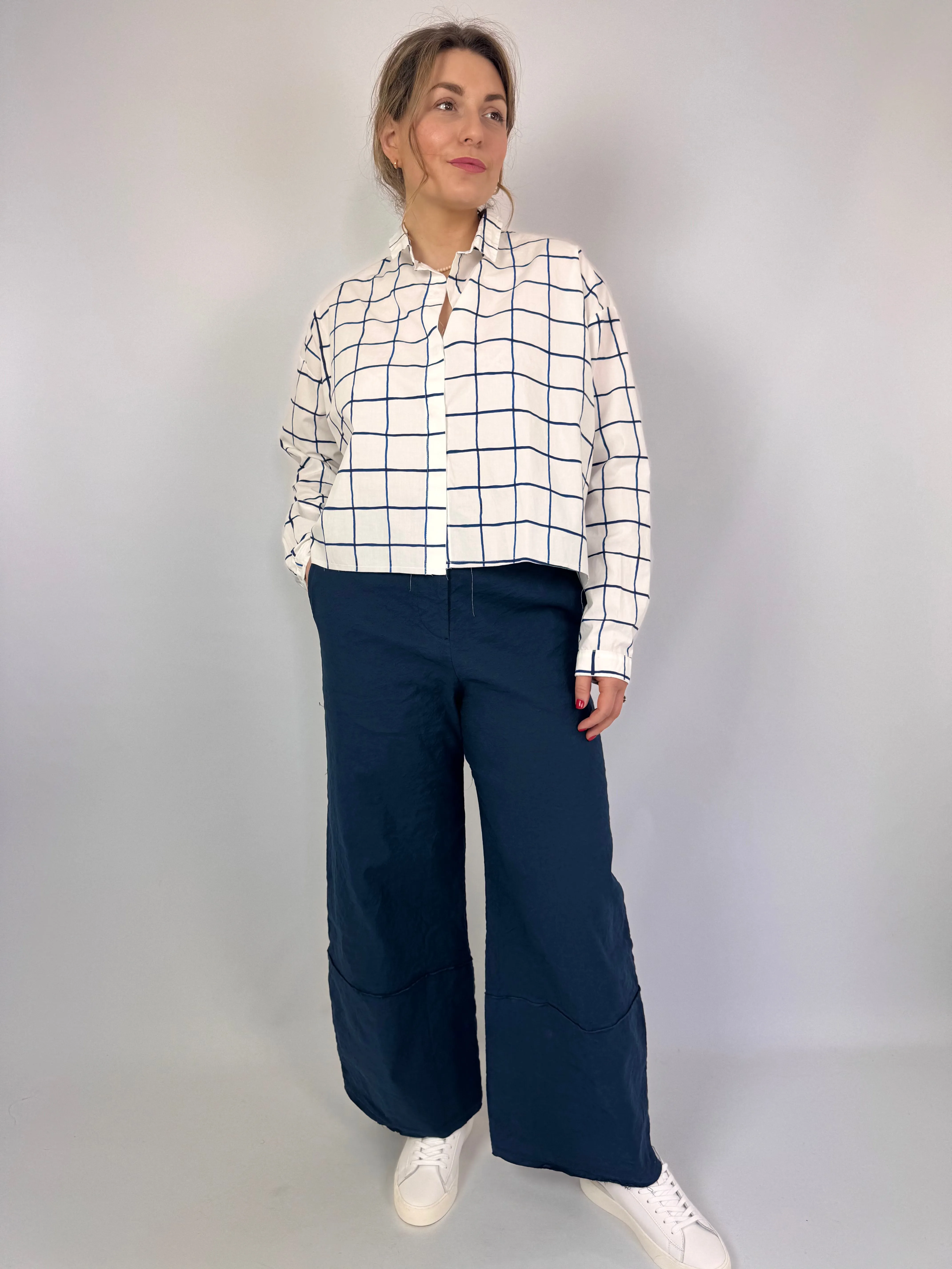 Hannoh Wessel Sonja Shirt Blue Check