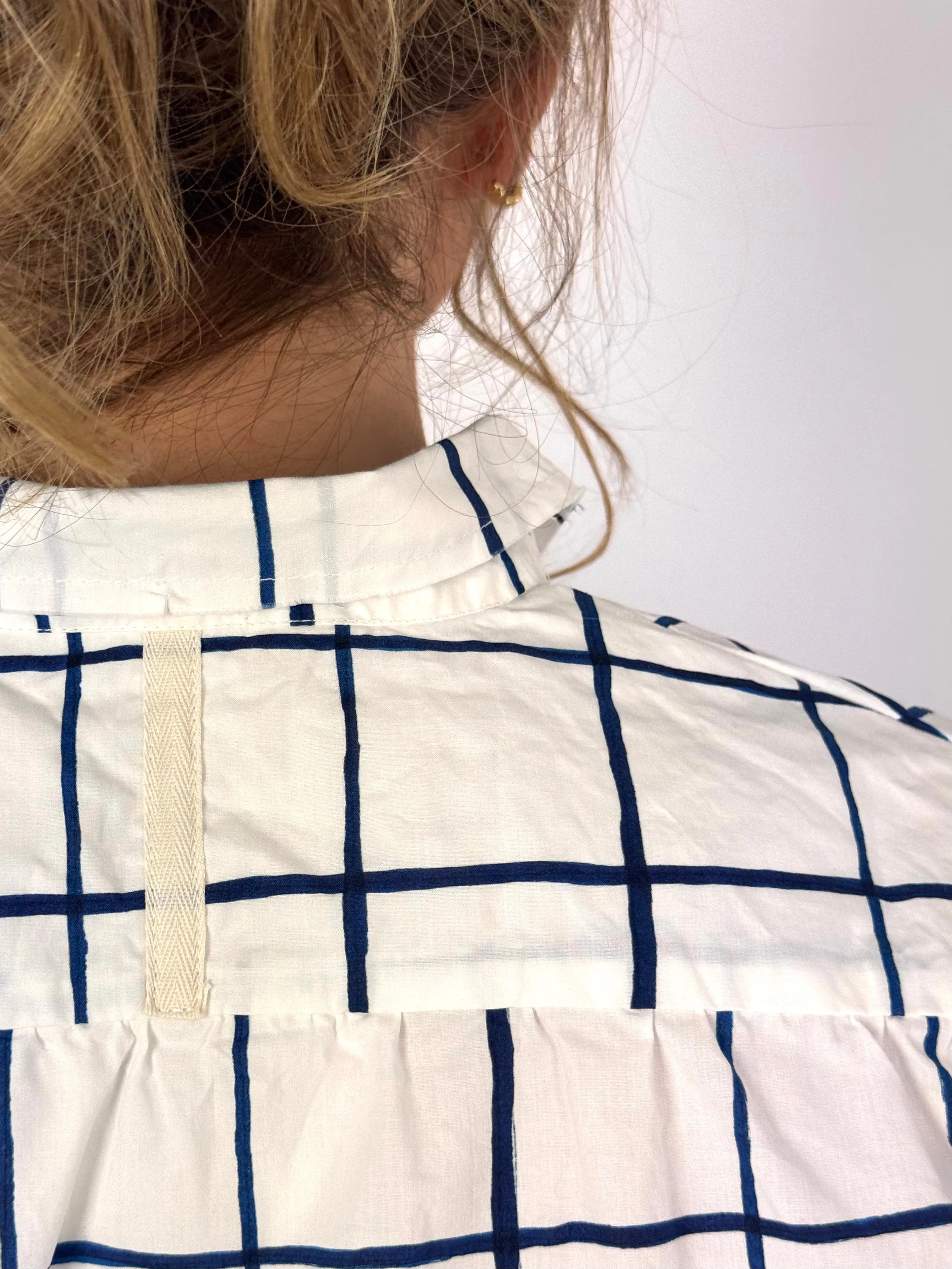 Hannoh Wessel Sonja Shirt Blue Check