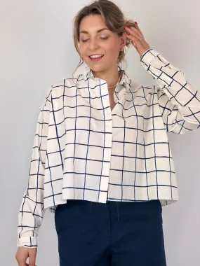 Hannoh Wessel Sonja Shirt Blue Check