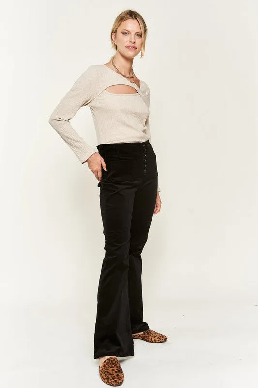 Jade by Jane CORDUROY FLARE PANTS