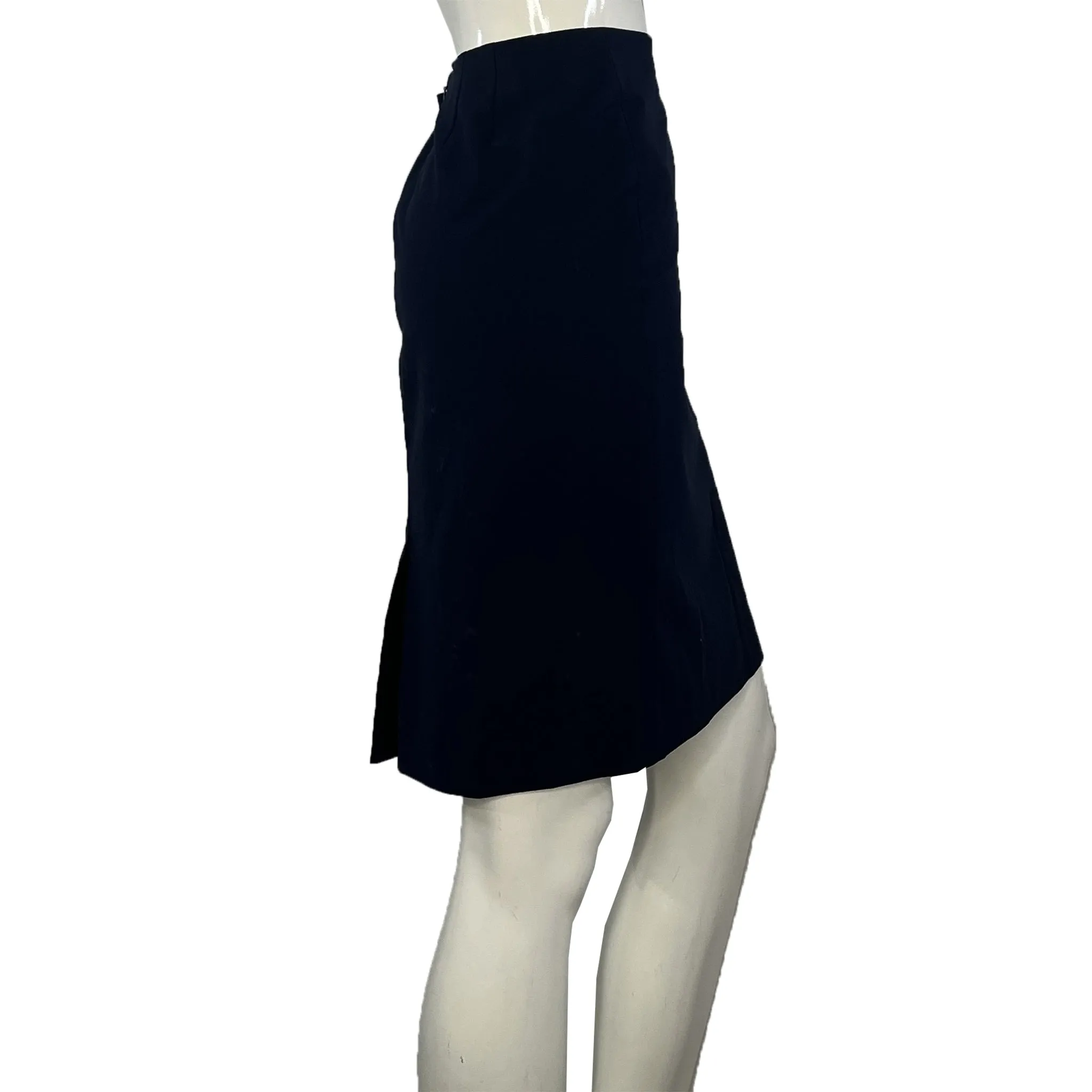 Jones New York Pencil Skirt Navy Sze 8 SKU 000417