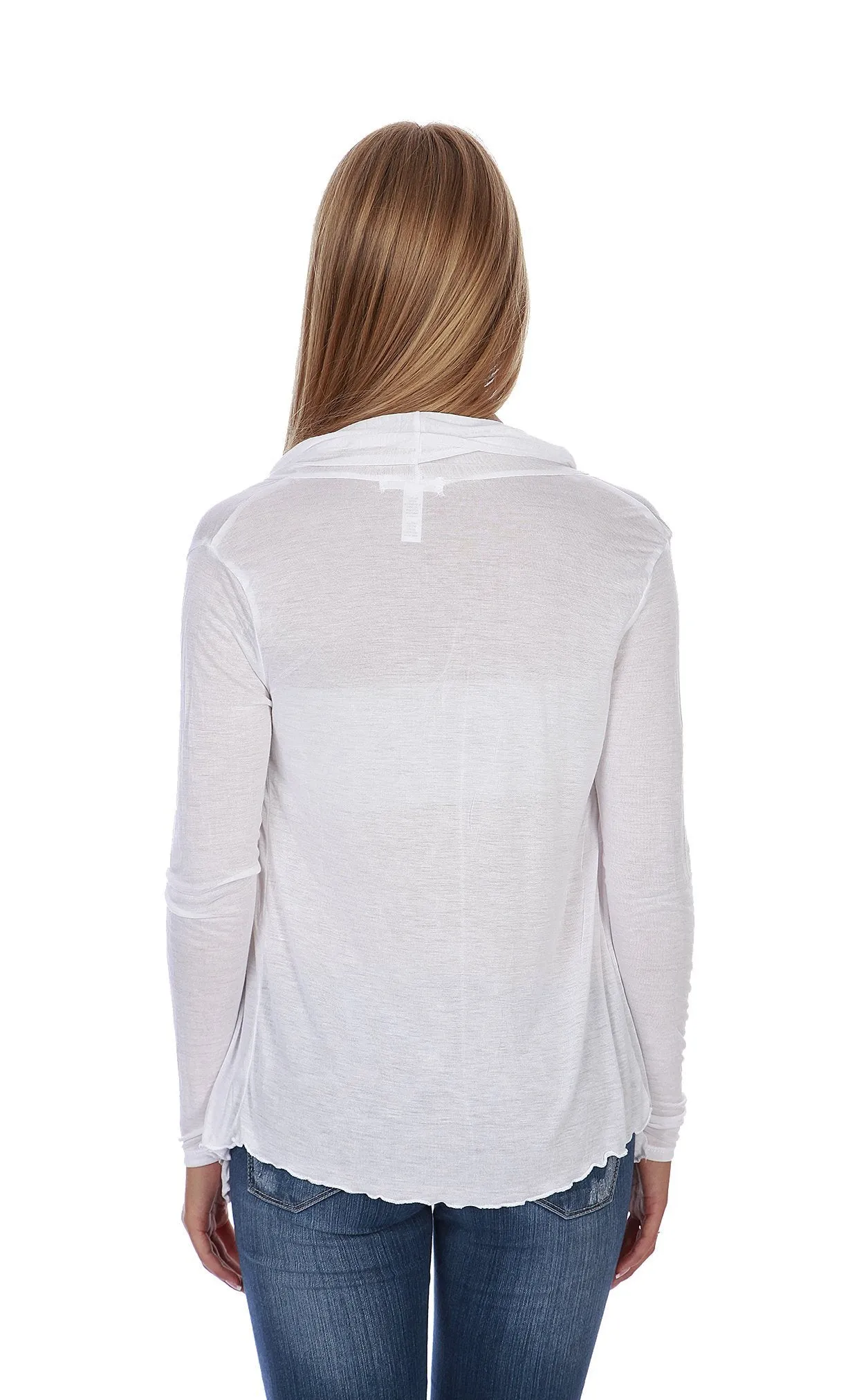 Khanomak Hollywood Star Fashion Women's Plus Size Shawl Collar Long Sleeve Cardigan Open Front