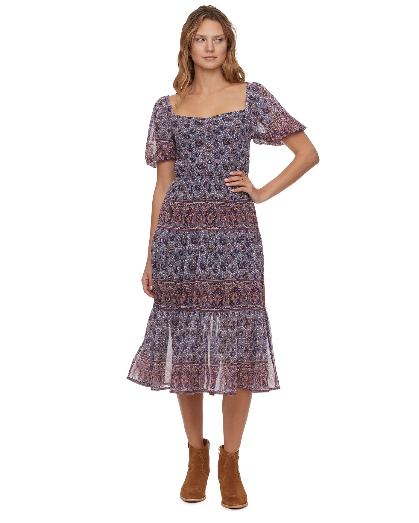 Loleta Hollins Floral Dress