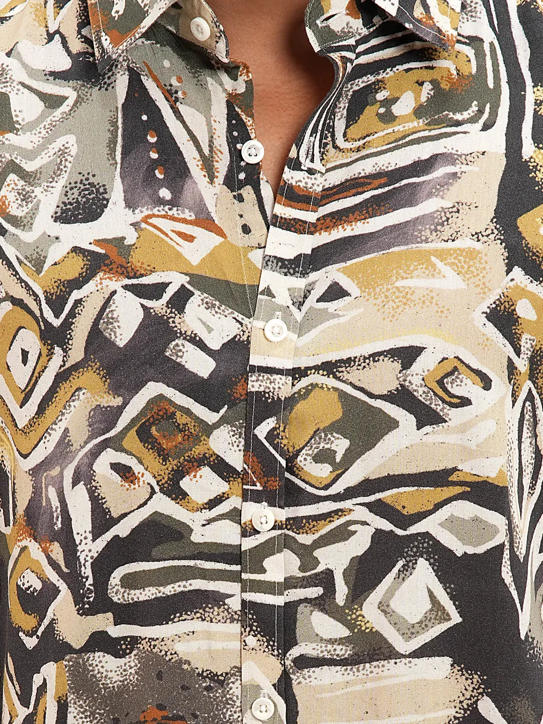 Men's Half  Sleeve Printed Casual  Shirt