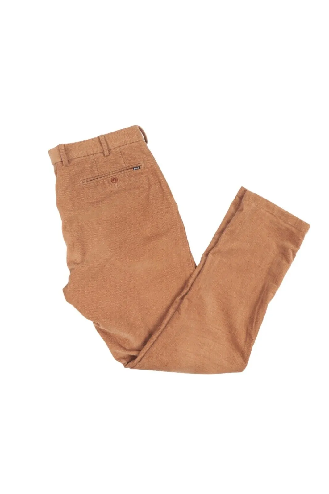 Men's POLO RALPH LAUREN Beige Corduroy Cotton Chino Pants Trousers Size 32