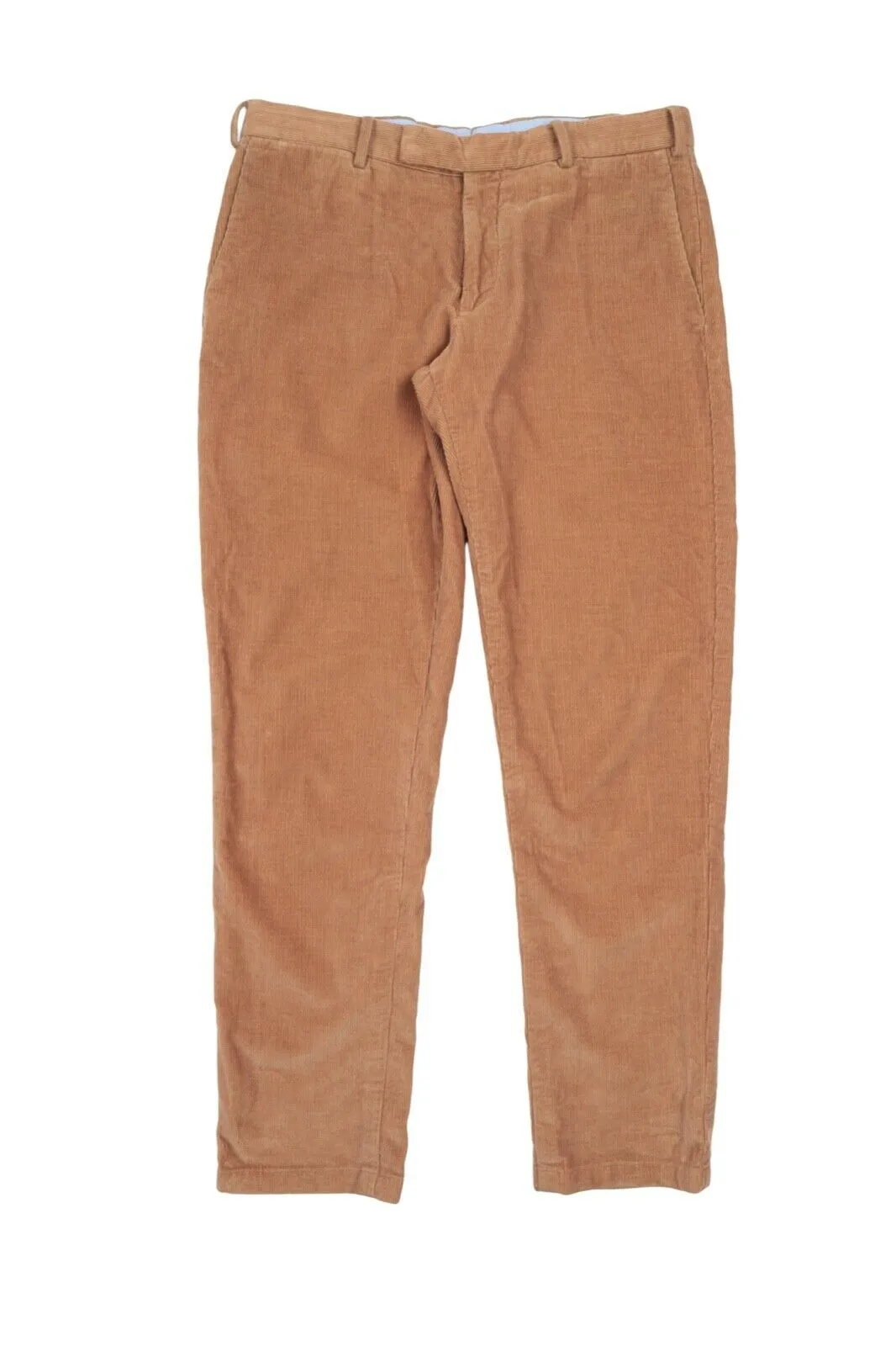Men's POLO RALPH LAUREN Beige Corduroy Cotton Chino Pants Trousers Size 32