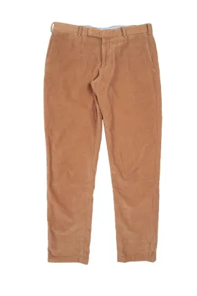 Men's POLO RALPH LAUREN Beige Corduroy Cotton Chino Pants Trousers Size 32