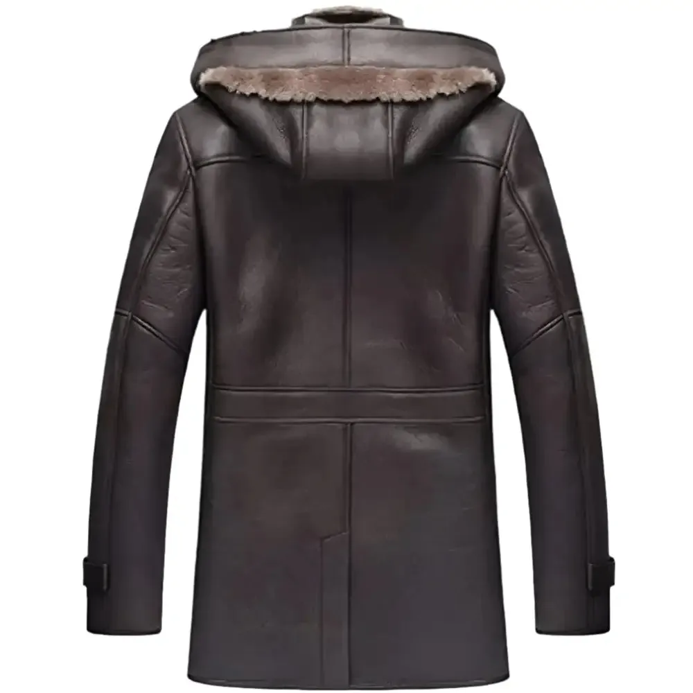 Men's RAF Aviator B3 Shearling Fur Leather Jacket