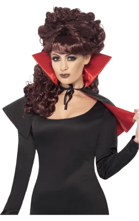 Mini Black Vampire Cape Accessory