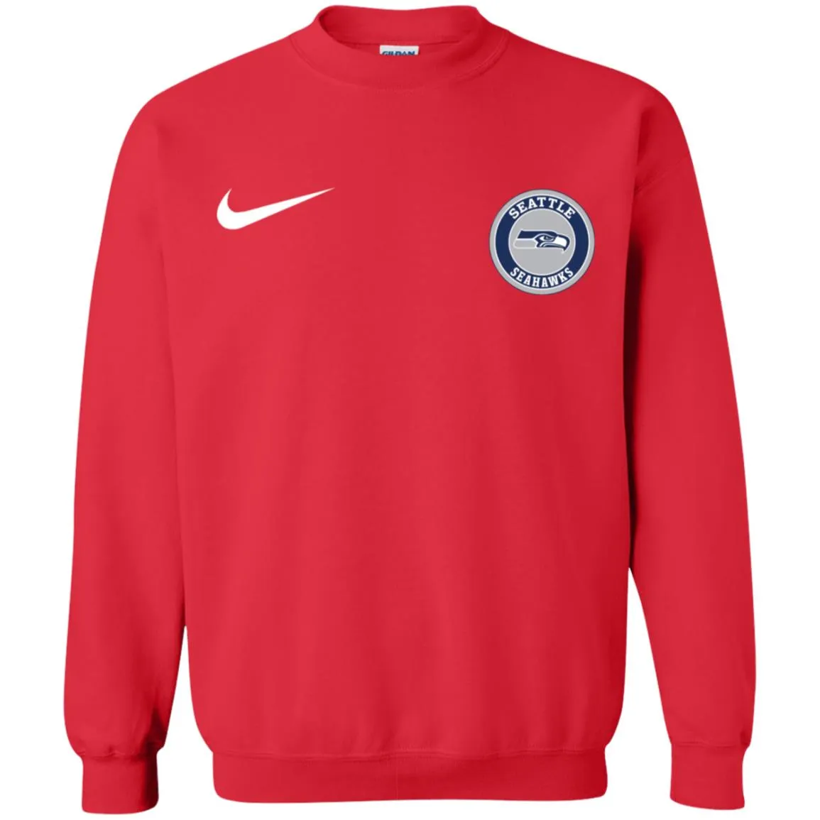 Nike Seatle Seahawk Nfl Football Unisex Crewneck Pullover Sweatshirt