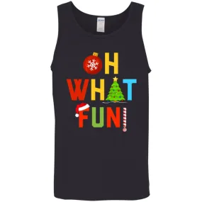 Oh What Fun Merry Christmas Men Tank Top